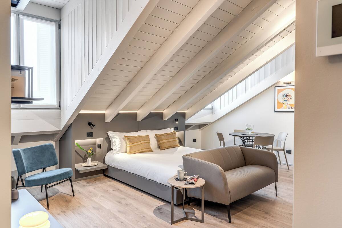 Apartment | 1 bedroom, laptop workspace, iron/ironing board, bed sheets