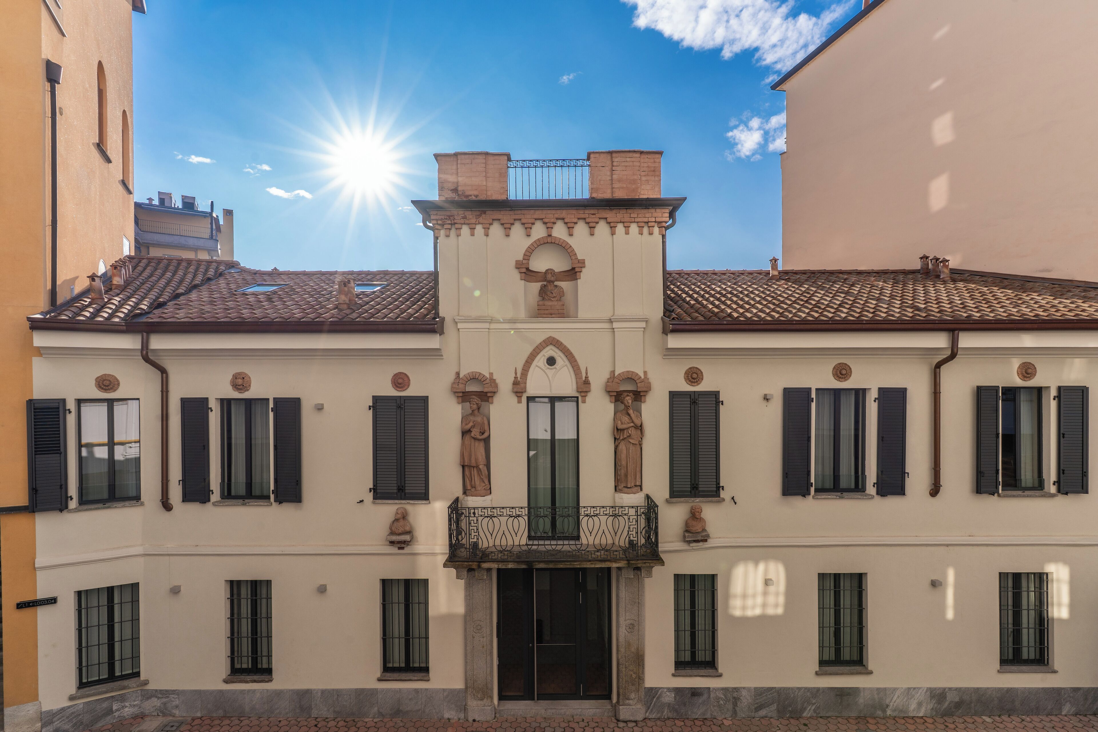 Façade de l’hébergement