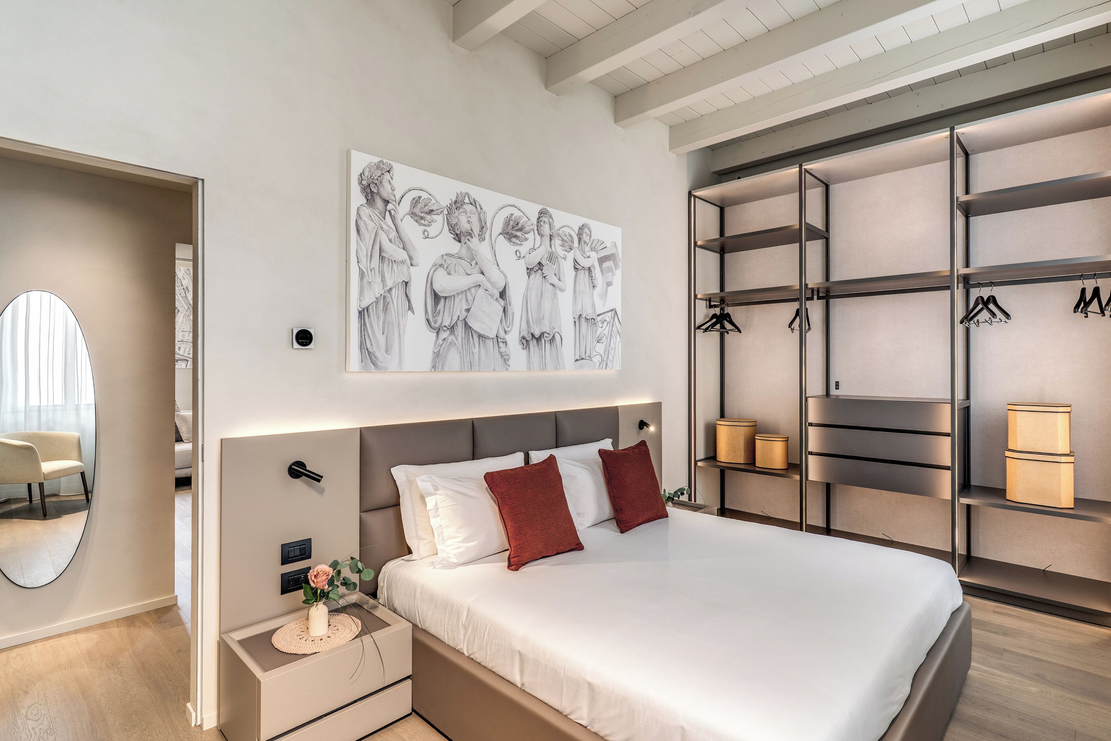 อพาร์ทเมนท์ (2 Bedrooms) | 2 ห้องนอน, พื้นที่ทำงานแบบใช้แล็ปท็อป, เตารีด/โต๊ะรีดผ้า, ผ้าปูที่นอน