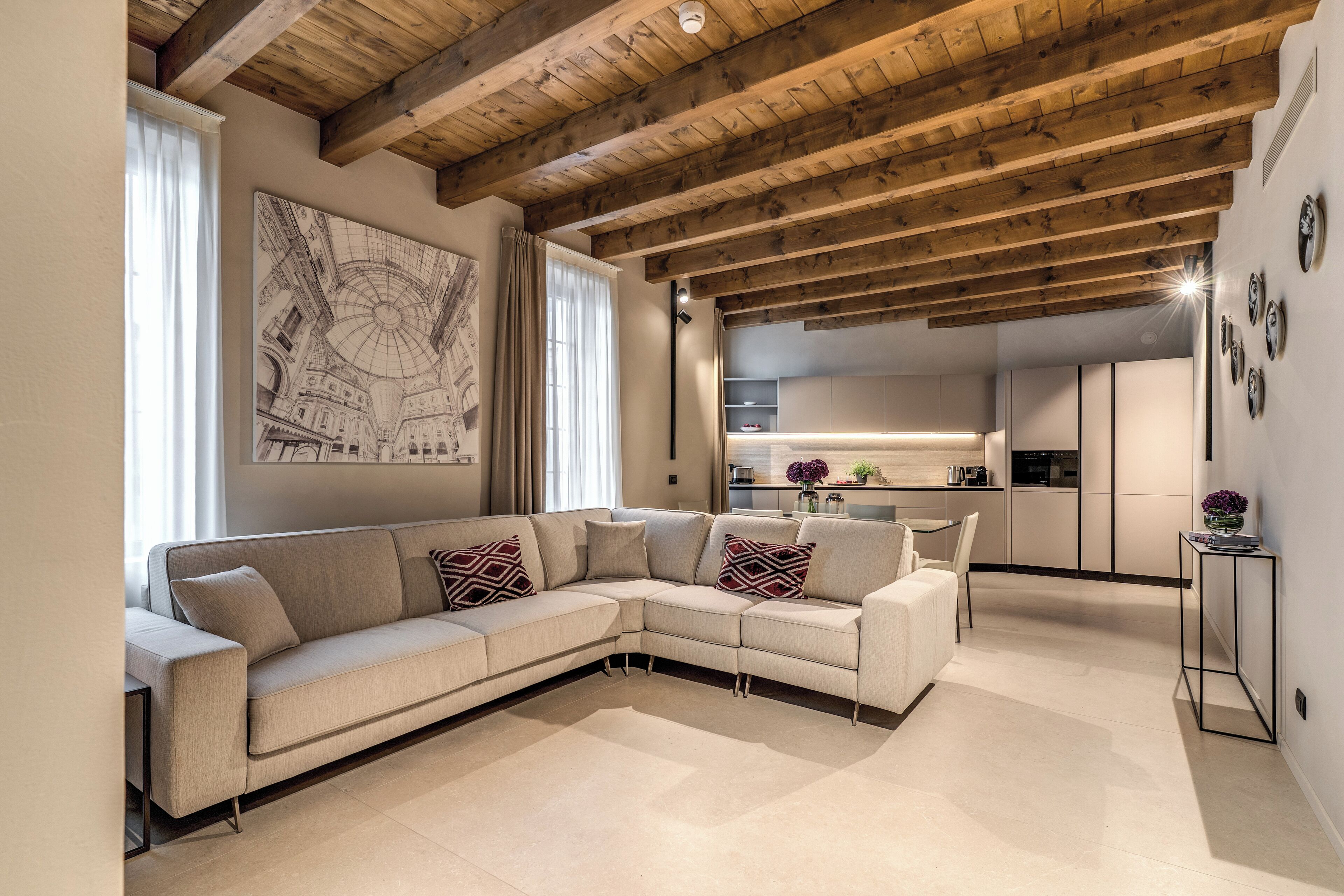 Appartement | Coin séjour | TV connectée de 32 pouces avec chaînes par câble