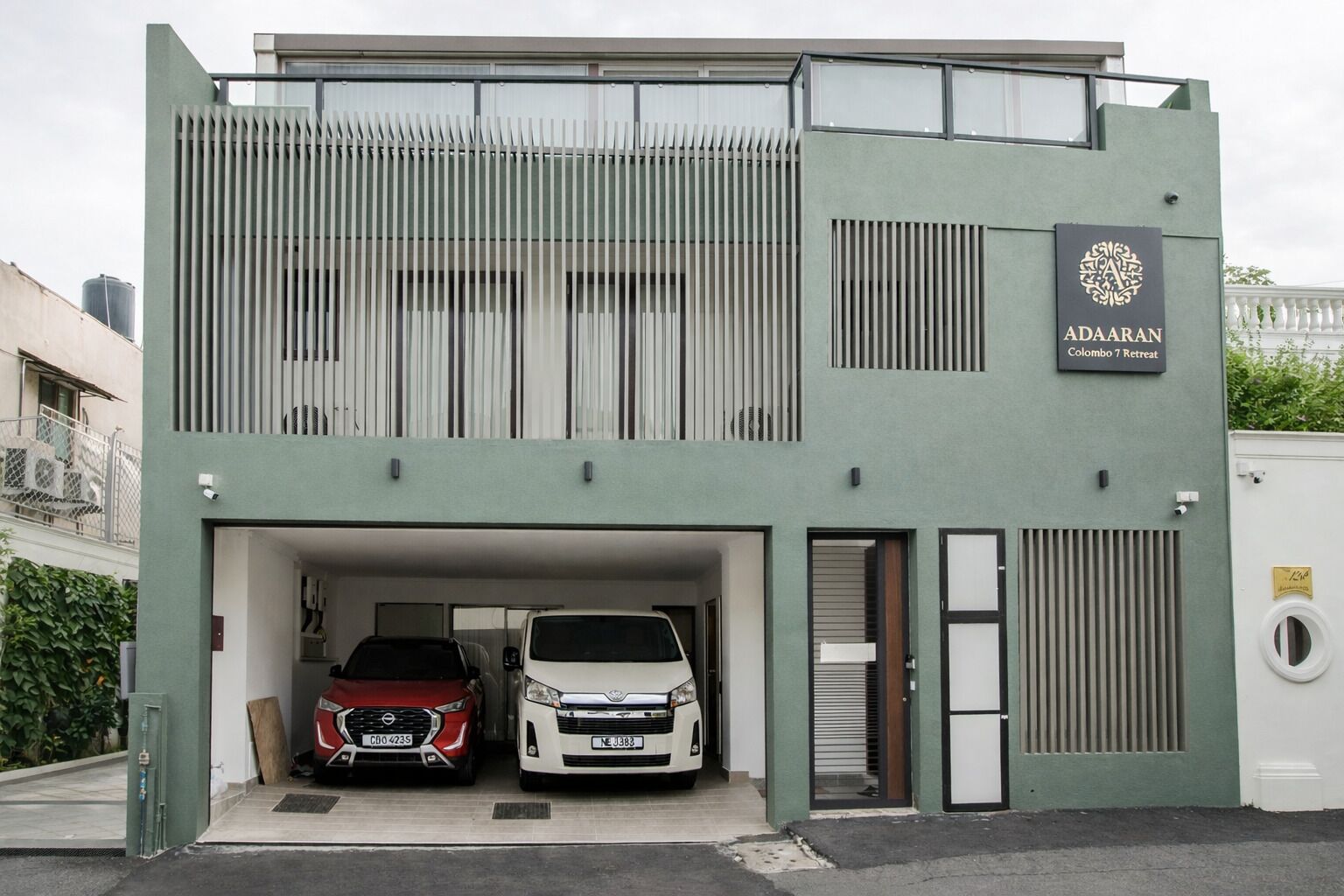 Overnatningsstedets facade