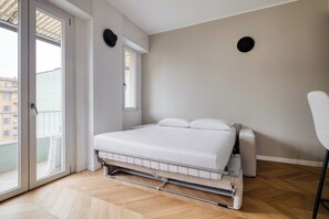 Apartment, 3 Bedrooms, Balcony | Living area | 32-inch Smart TV with cable channels - Two Flats Combined - Near Loreto Metro (Milan)