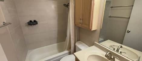 Hair dryer, towels