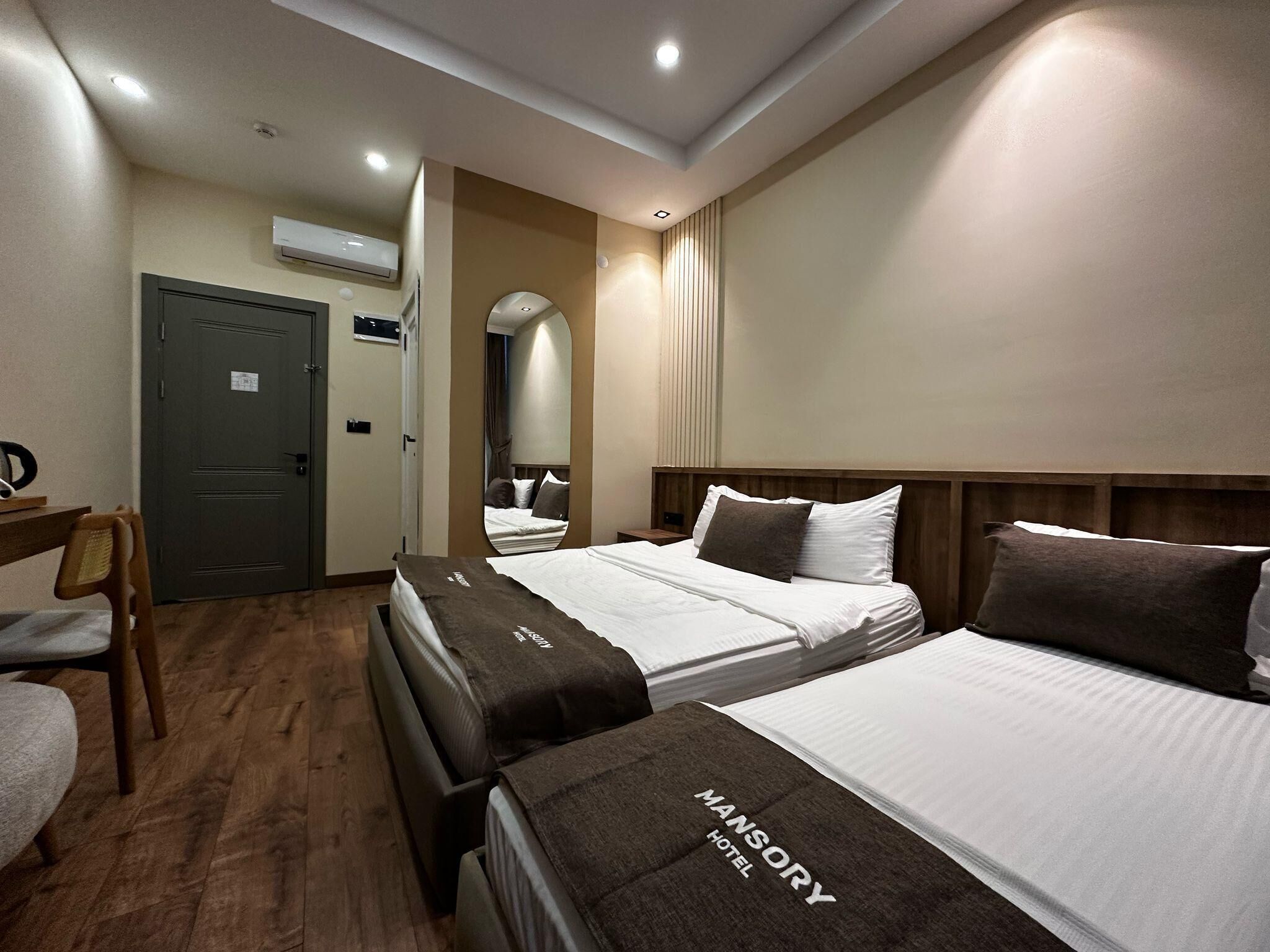 Desk, laptop workspace, iron/ironing board, free WiFi