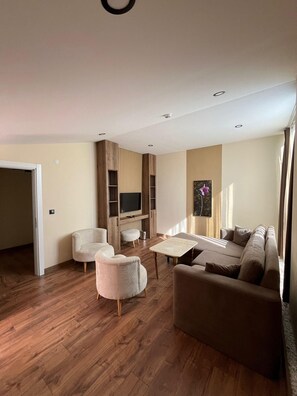 Family Condo, City View | Living area - Mansory hotel (Bursa)