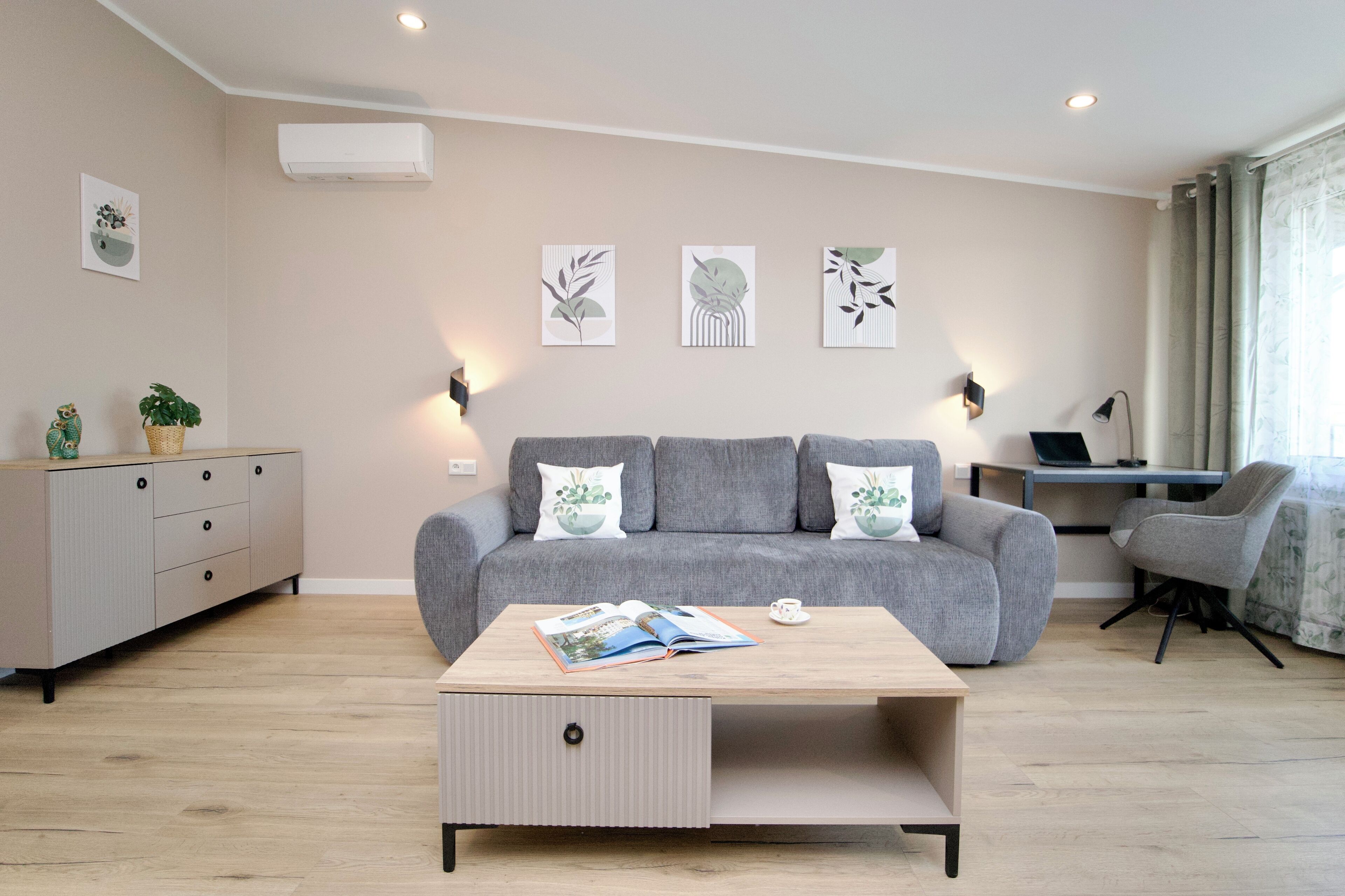 Family Apartment, Balcony | Living area | Flat-screen TV