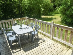 Outdoor dining - Comfortable mobile home with terrace for 4 people (Commequiers)
