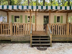 Terrace/patio - Mobile home 3 bedrooms with terrace in Pezuls (Pezuls)