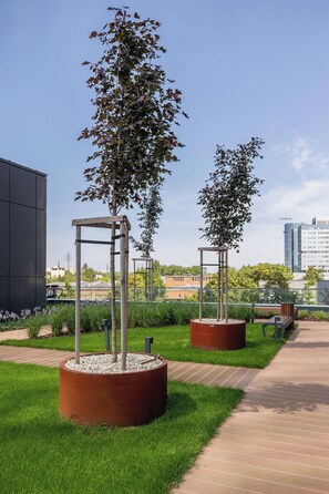 Property grounds - Zabrska 15 Katowice | Elegant studio apartment with balcony | Parking | Balcony (Katowice)