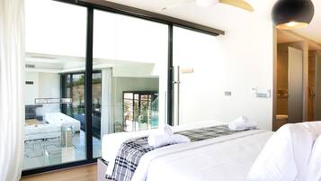 Deluxe Villa, Sea View | Premium bedding, minibar, in-room safe, desk
