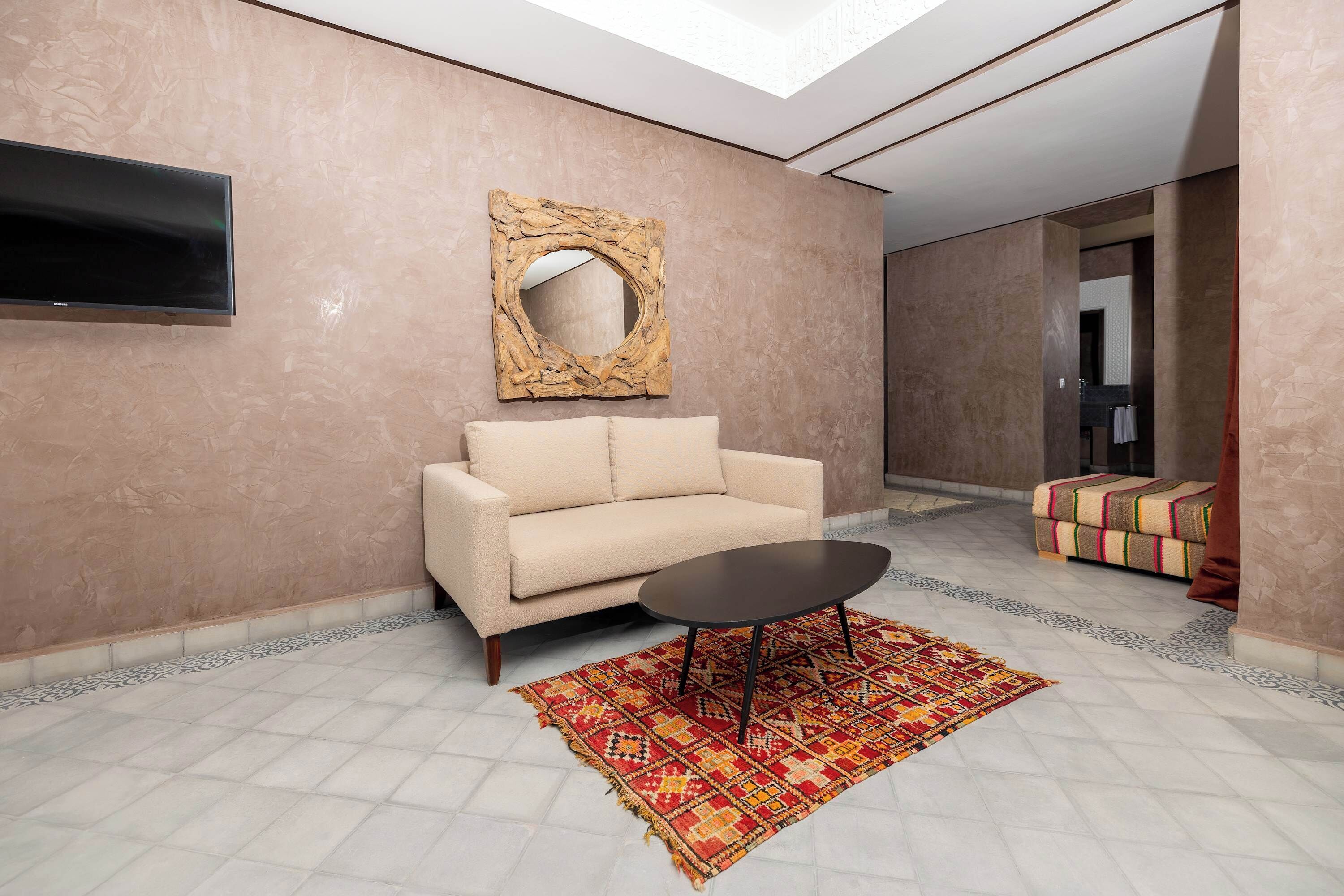 Televisión, chimenea