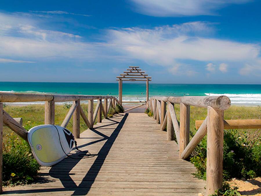 Beach nearby, white sand