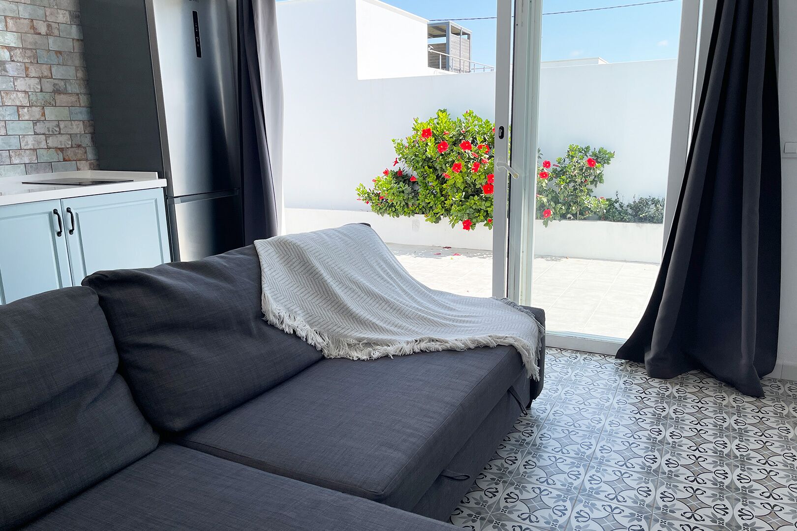 Comfort appartement, patio | Woonruimte