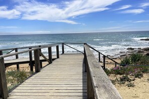 Beach nearby, white sand