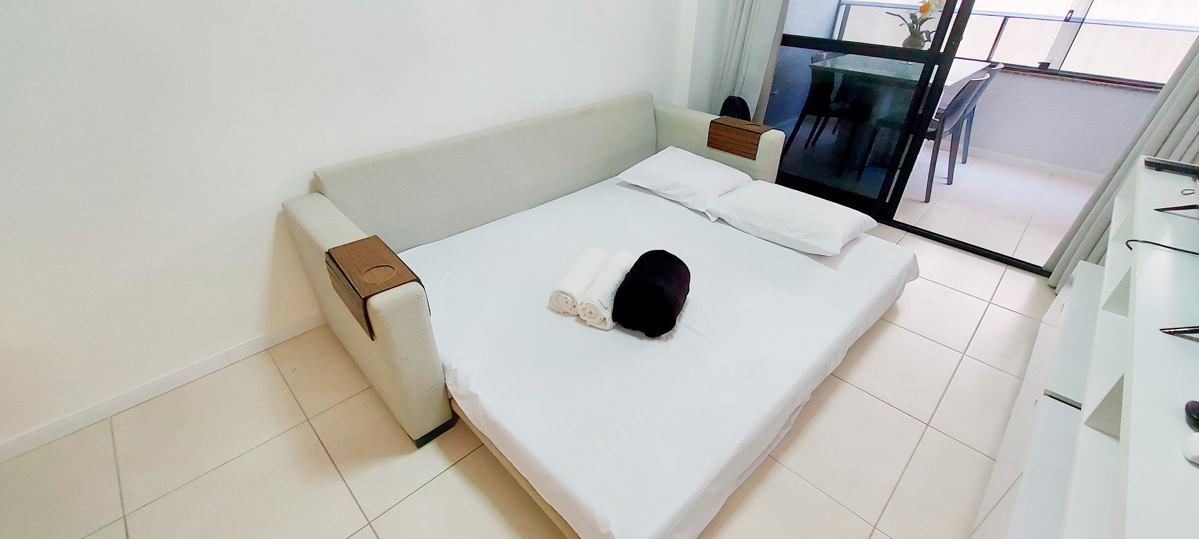 Apartamento básico | Wi-Fi de cortesia, roupa de cama