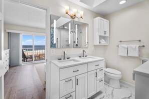 Bathroom - OCEANFRONT 3 Bedroom 2 Story Townhouse with Private Garage! K1#D (Ocean City)