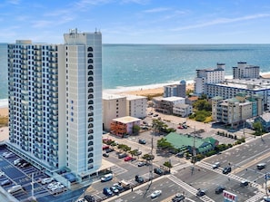 Exterior - Oceanfront 2 Bedroom Condo with Pool Steps from the Atlantic Ocean! 9400 #1302 (Ocean City)