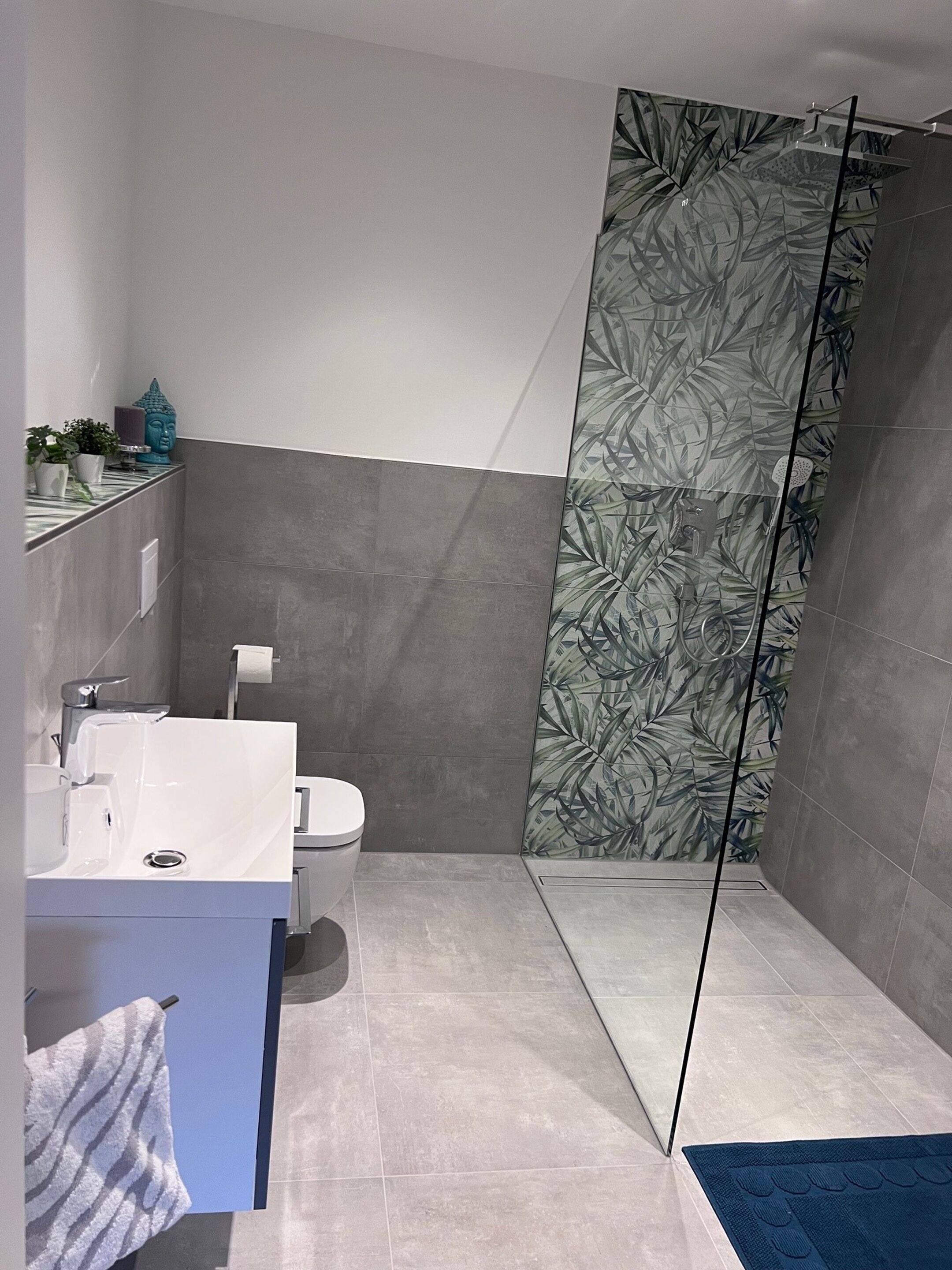 Habitación con 1 cama matrimonial o 2 individuales | Baño