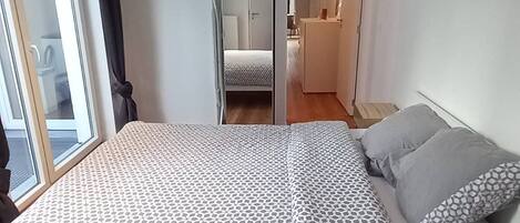 Leilighet, 1 soverom, balkong | 1 soverom