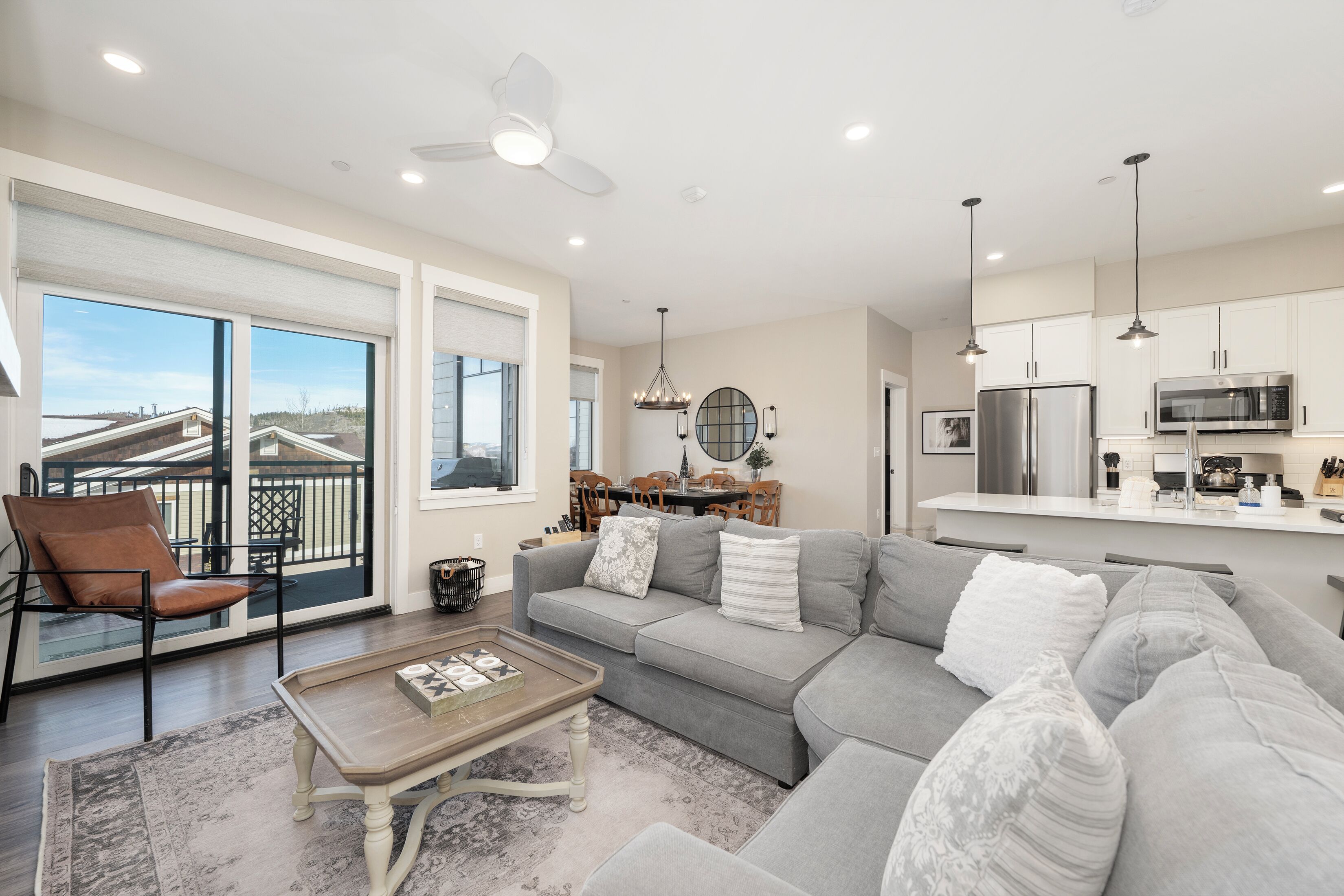 TV connectée, cheminée