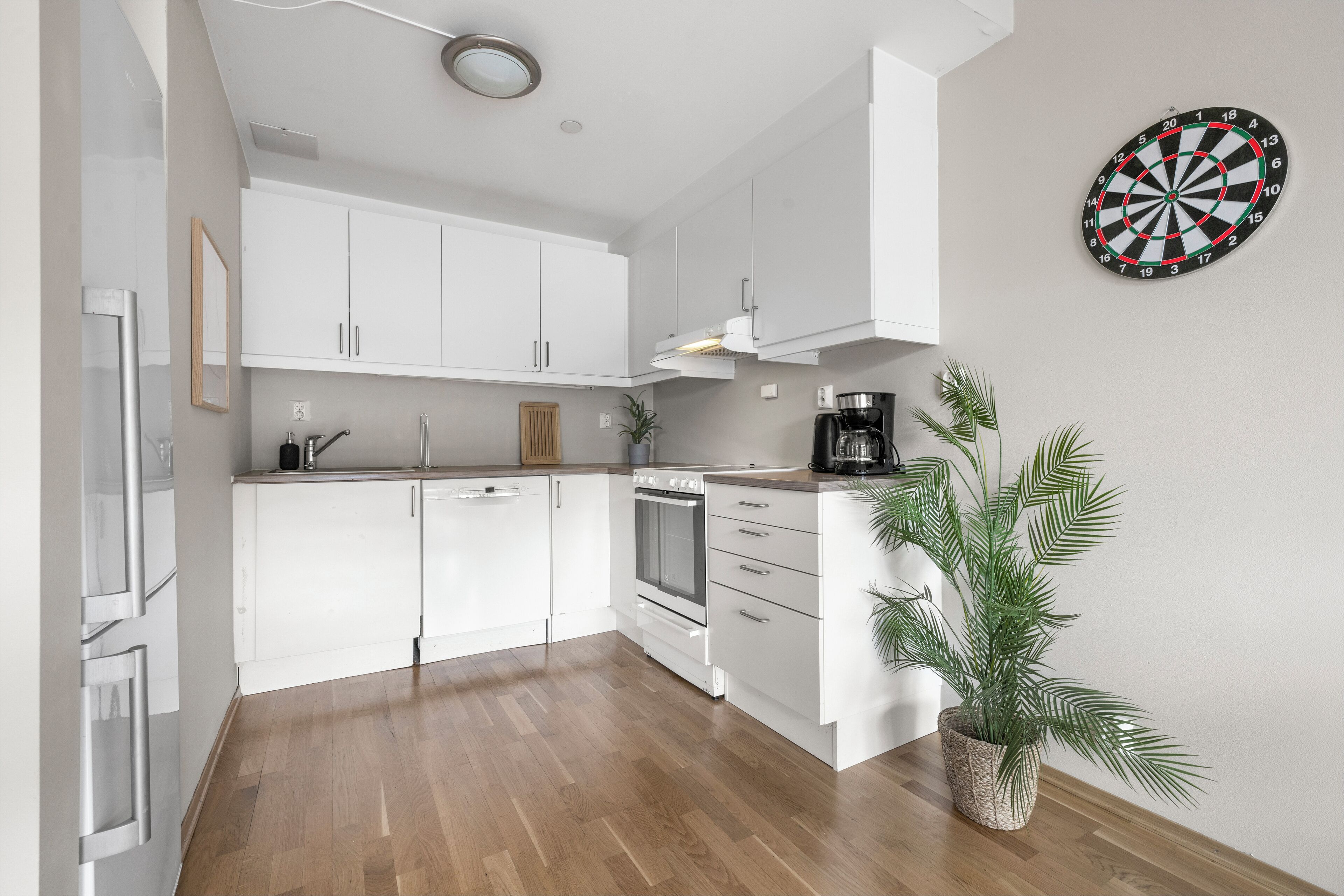 Mikrobølgeovn, ovn og kokeplater