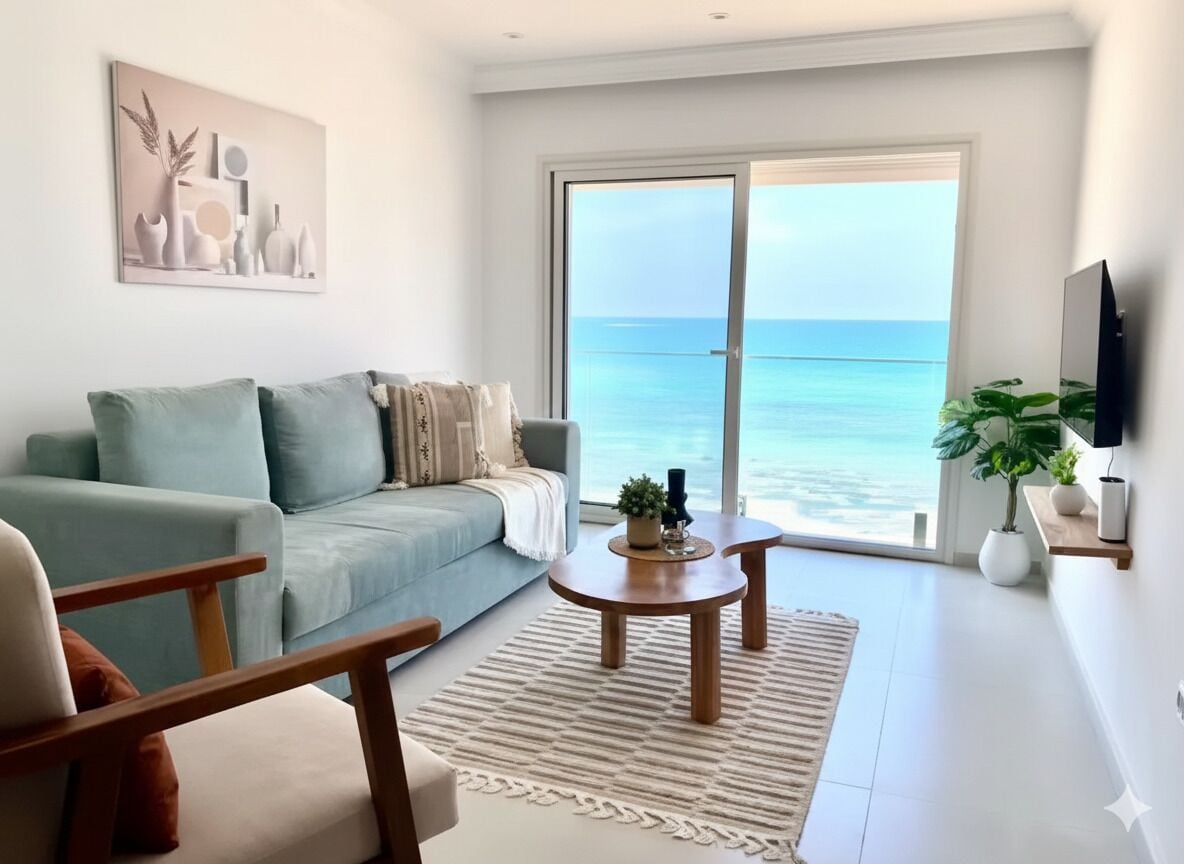 Departamento, 2 habitaciones, balcón | Sala de estar