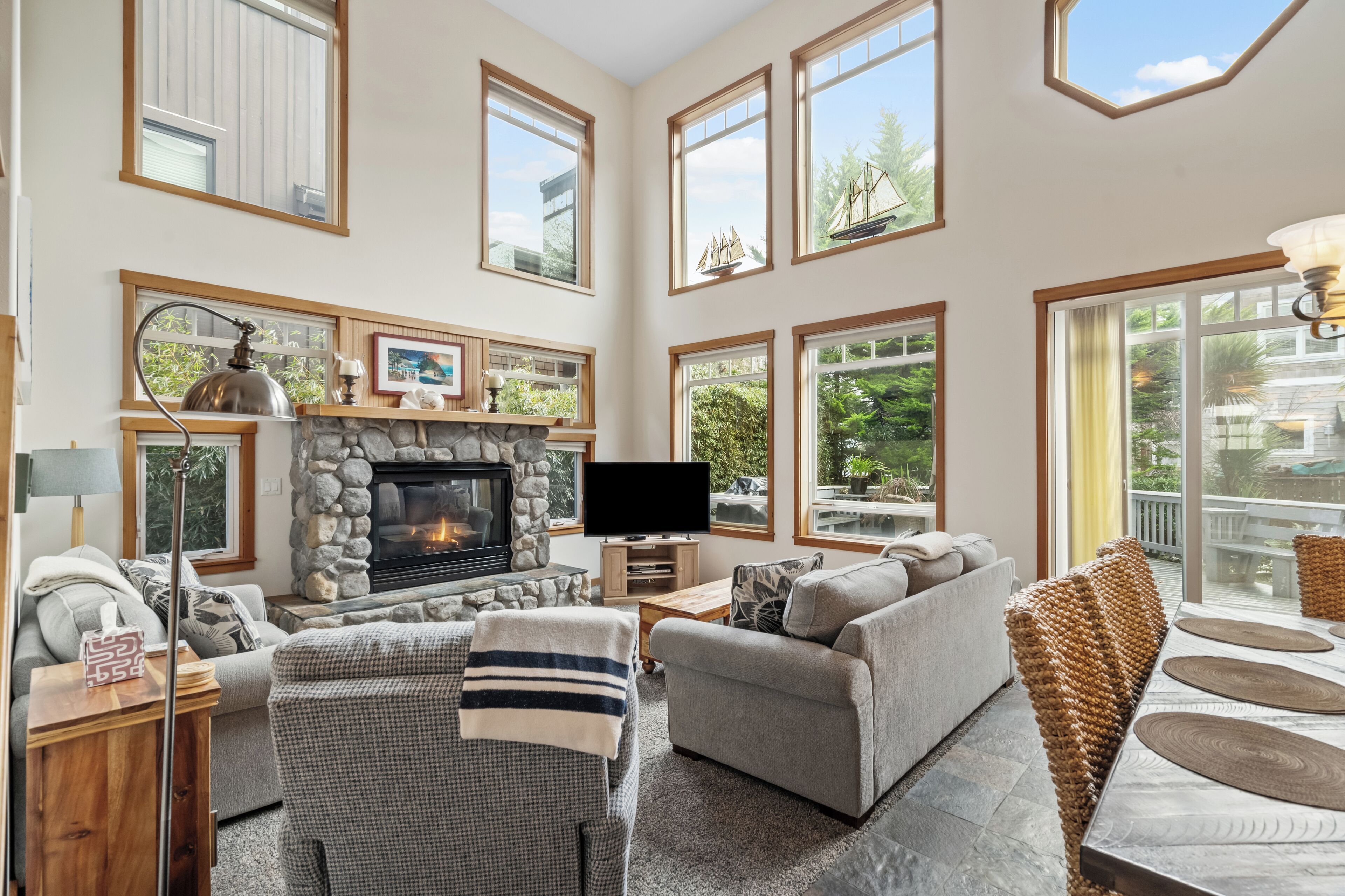 智能电视、壁炉