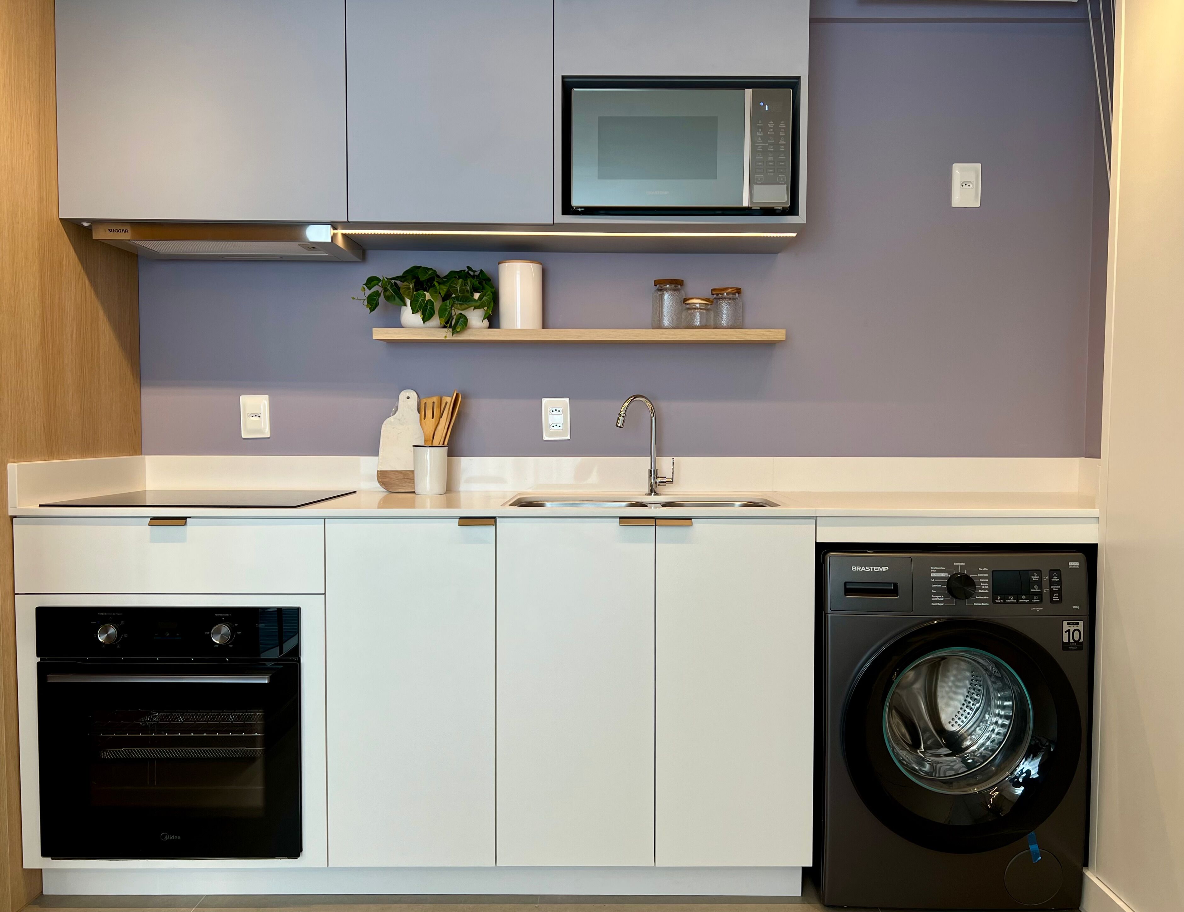 Deluxe Apartment, 1 Double Bed | Private kitchen