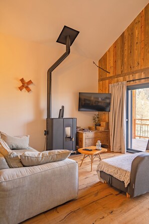Living area - CHALET LE TRAPPEUR (LES ORRES)