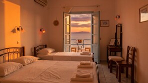 Triple Room, Sea View - Lume D'oro Syros (Kini)