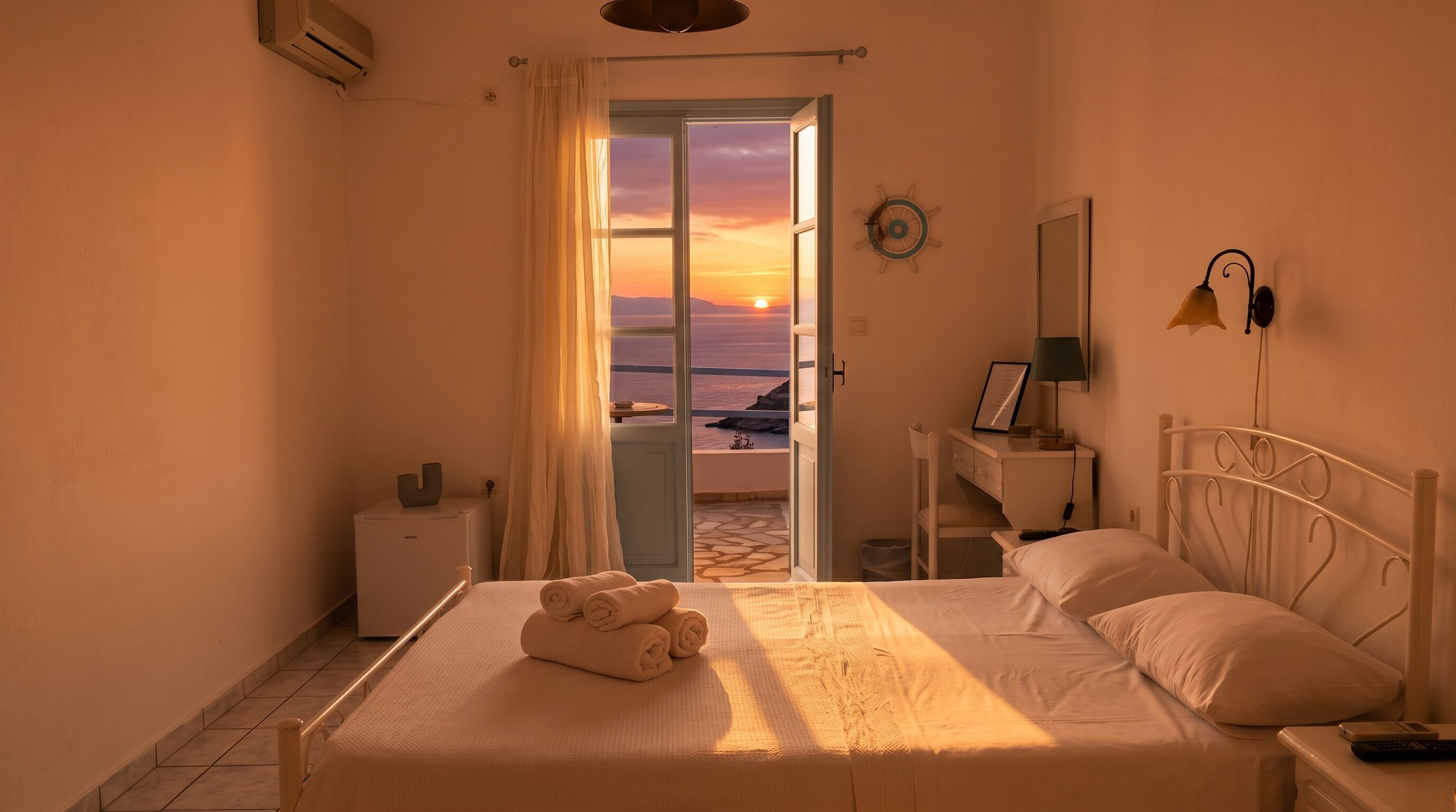 Habitación doble, vistas al mar | Cortinas opacas, tabla de planchar con plancha, cunas gratuitas