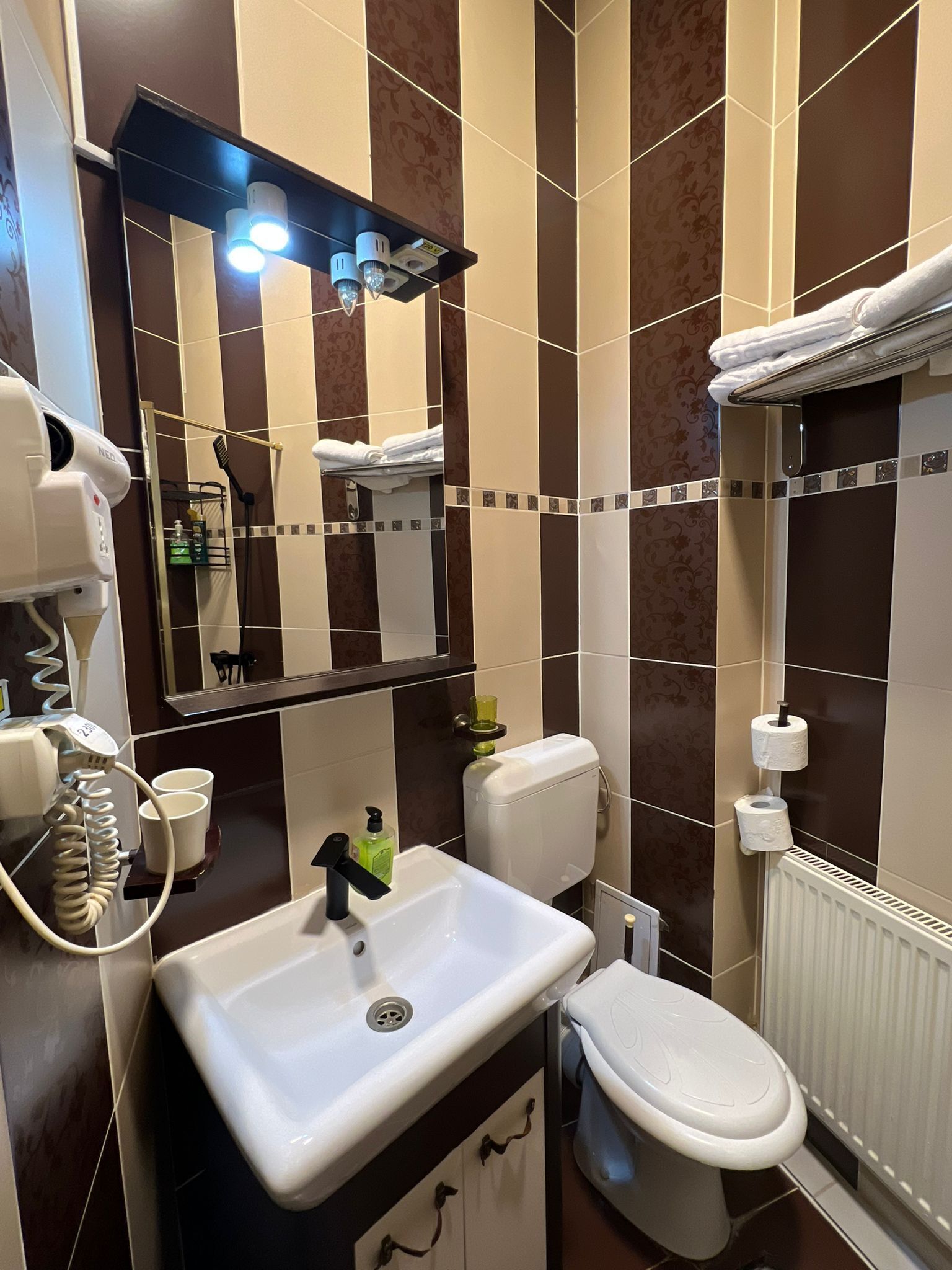 Deluxe Double Room, City View | Bathroom | Free toiletries, hair dryer, towels, soap