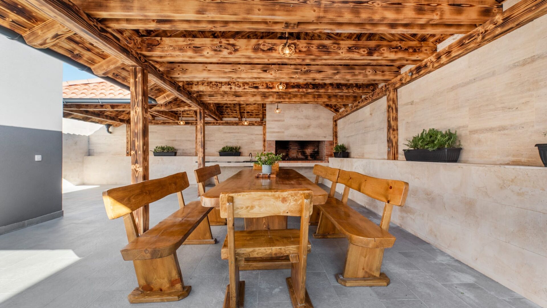 Opções para refeição ao ar livre