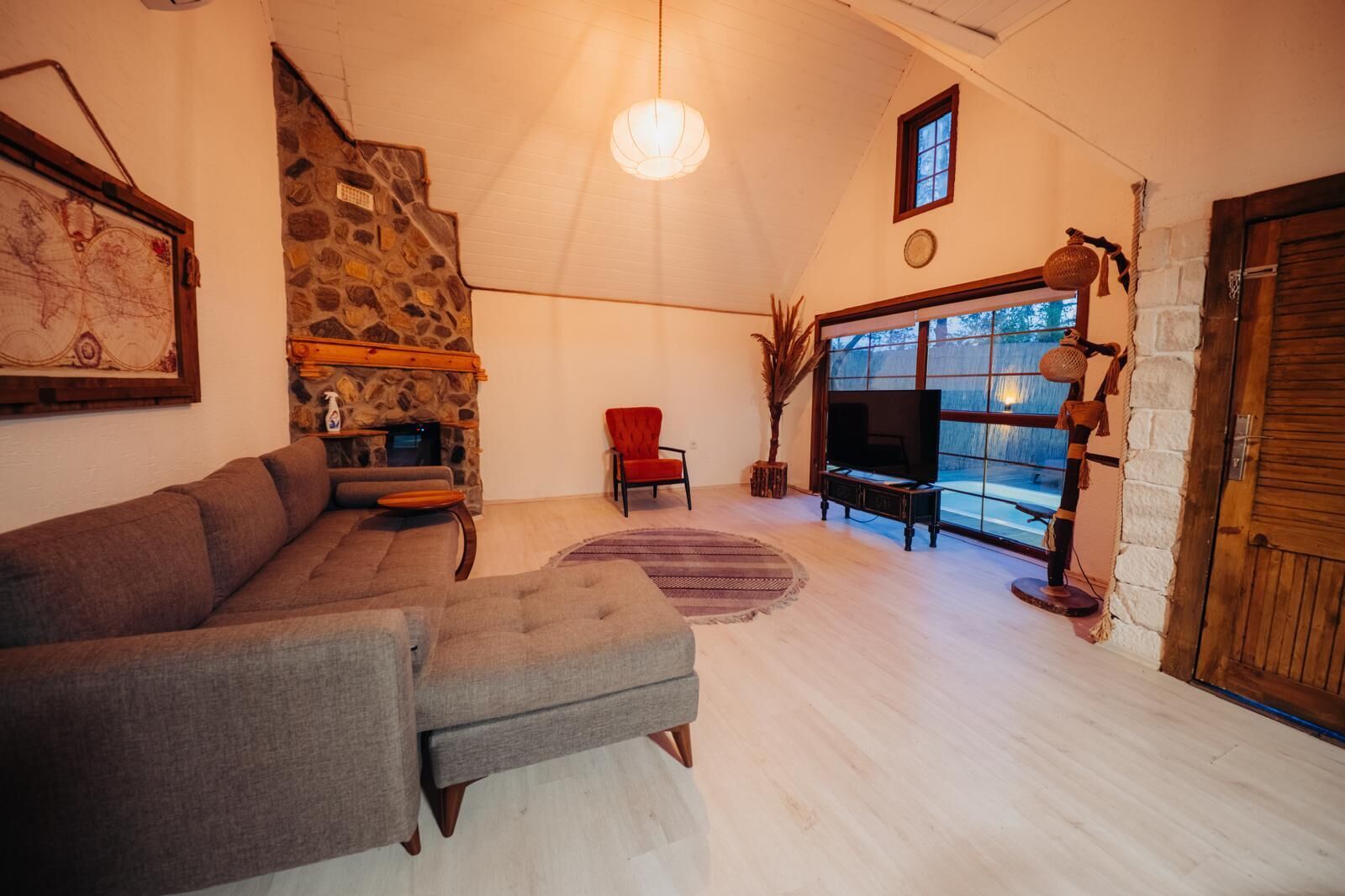 Bungalow, patio, en la zona del jardín | Tabla de planchar con plancha y wifi gratis