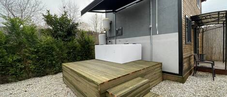 Bungalow - uteplats - trädgård | Terrass/Patio