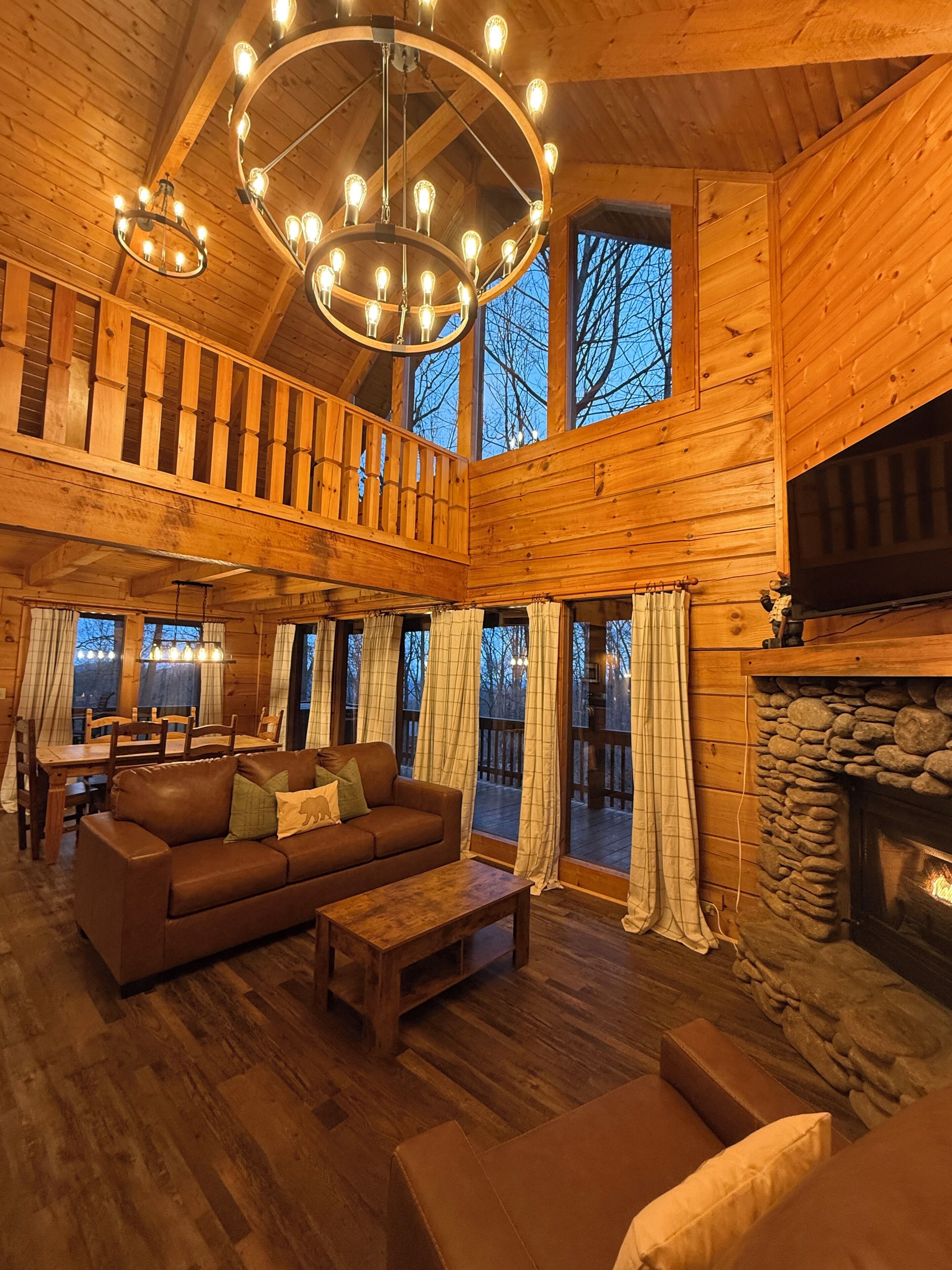 Smart TV, chimenea y videojuegos 