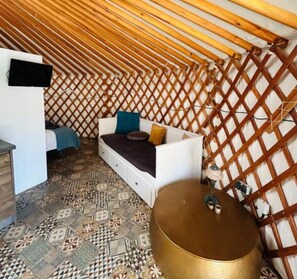 Interior - Tent at Finca Feliz Andaluz (Álora)