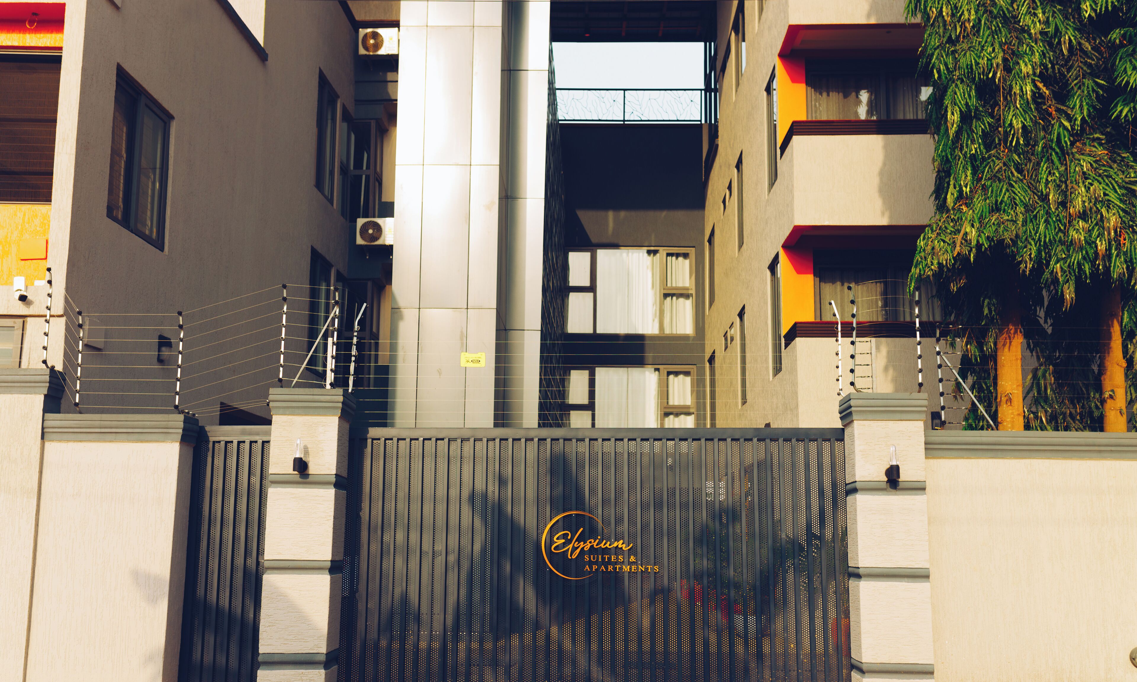 Voorkant van accommodatie