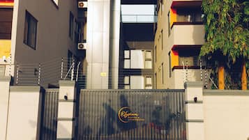 Voorkant van accommodatie