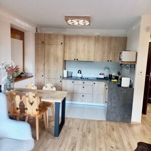 Apartamento luxo | Cozinha americana privada | Chaleira elétrica