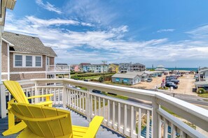 Property grounds - Pet-friendly semi oceanfront home w/ pool and hot tub by Sun Realty (Nags Head)