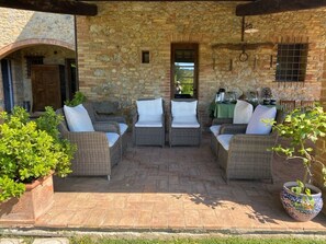Property grounds - Podere Casanova Ruber - View of San Gimignano (San Gimignano)