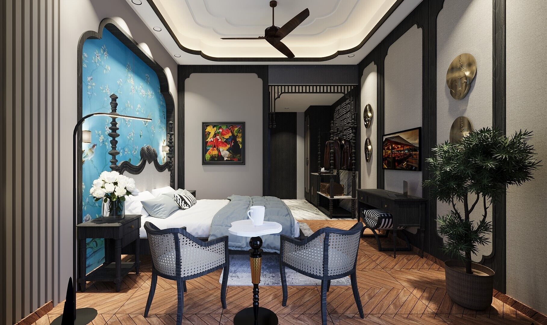 Két bảo mật tại phòng, bàn, bàn ủi/dụng cụ ủi quần áo 