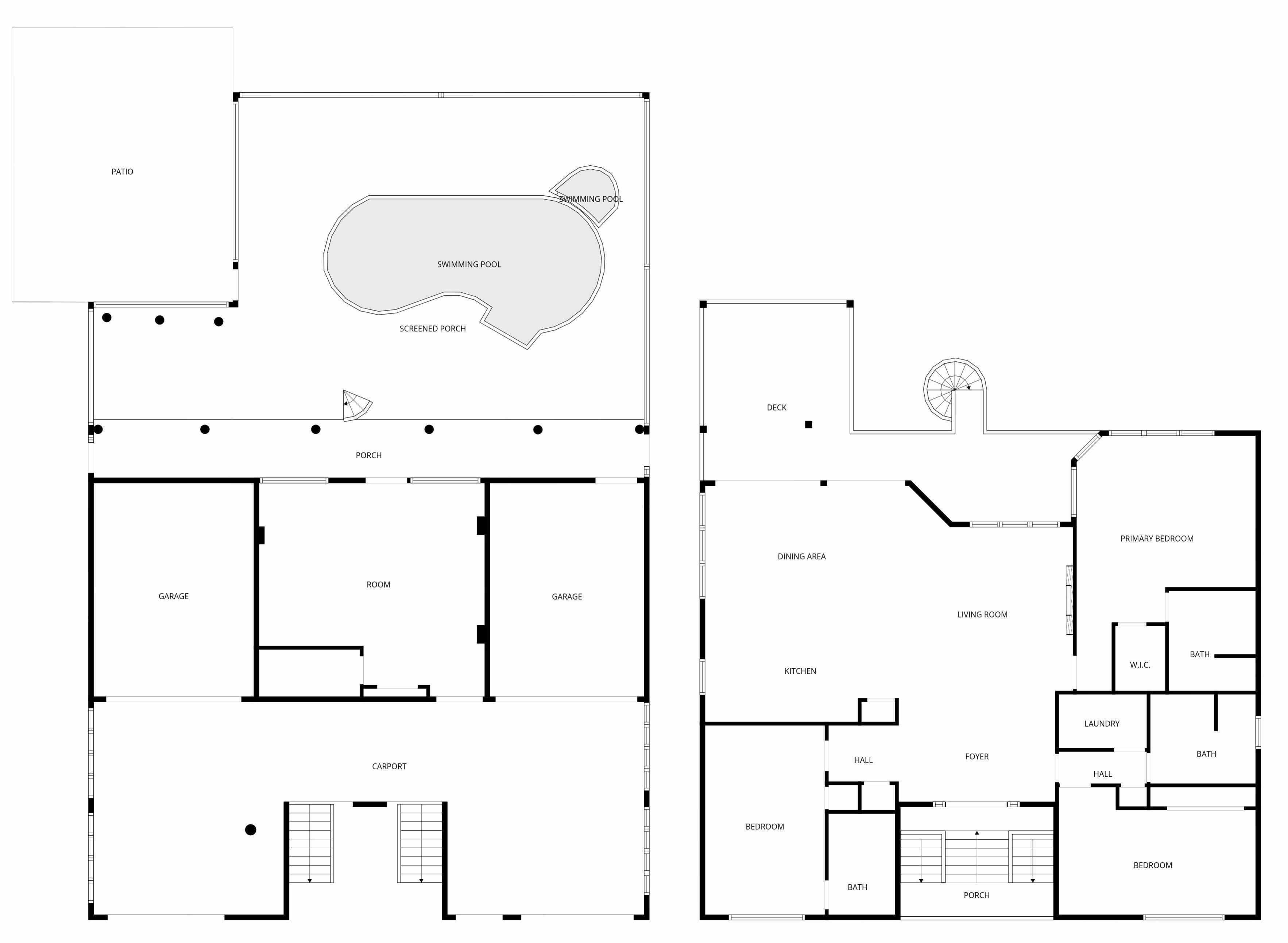 Huis, Meerdere bedden (Tropical Shores) | Grondplan