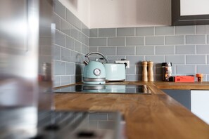 Fridge, oven, stovetop, dishwasher - Apartment 'Willys Family-' with Balcony and Wi-Fi (Hohberg)