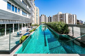 Pool - WI-FI 400MB | FoodHall | 450m from Shopping #CA100 (Florianópolis)