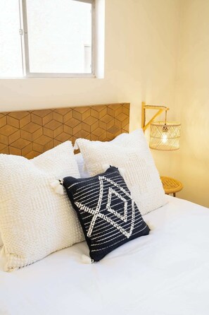 2 bedrooms, iron/ironing board, travel crib, WiFi