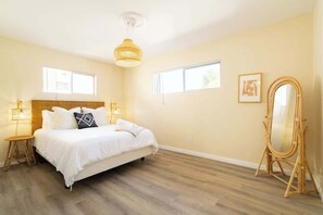 2 bedrooms, iron/ironing board, travel crib, WiFi
