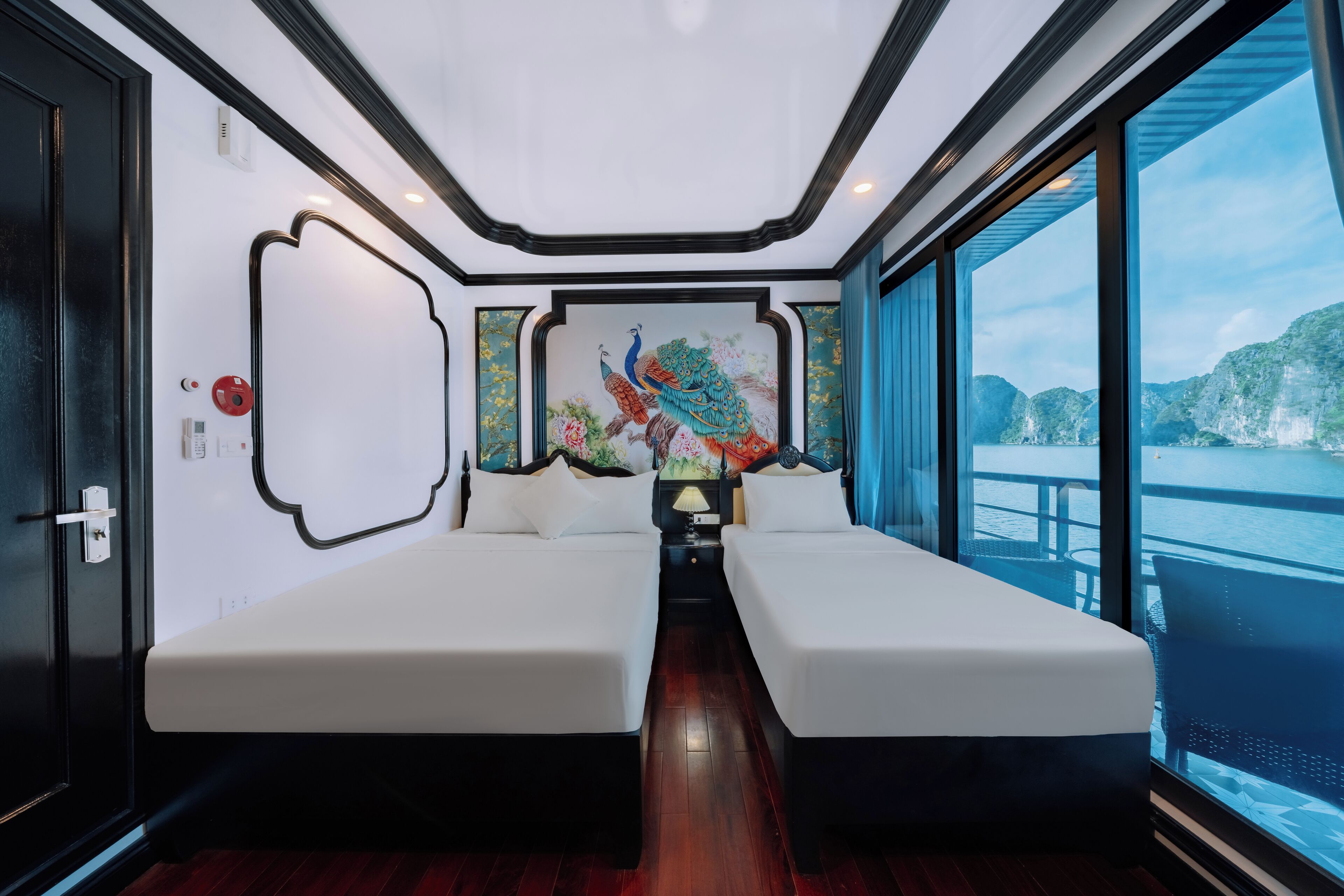 Camera Deluxe con letto matrimoniale o 2 letti singoli, balcone, vista oceano | Wi-Fi gratuito