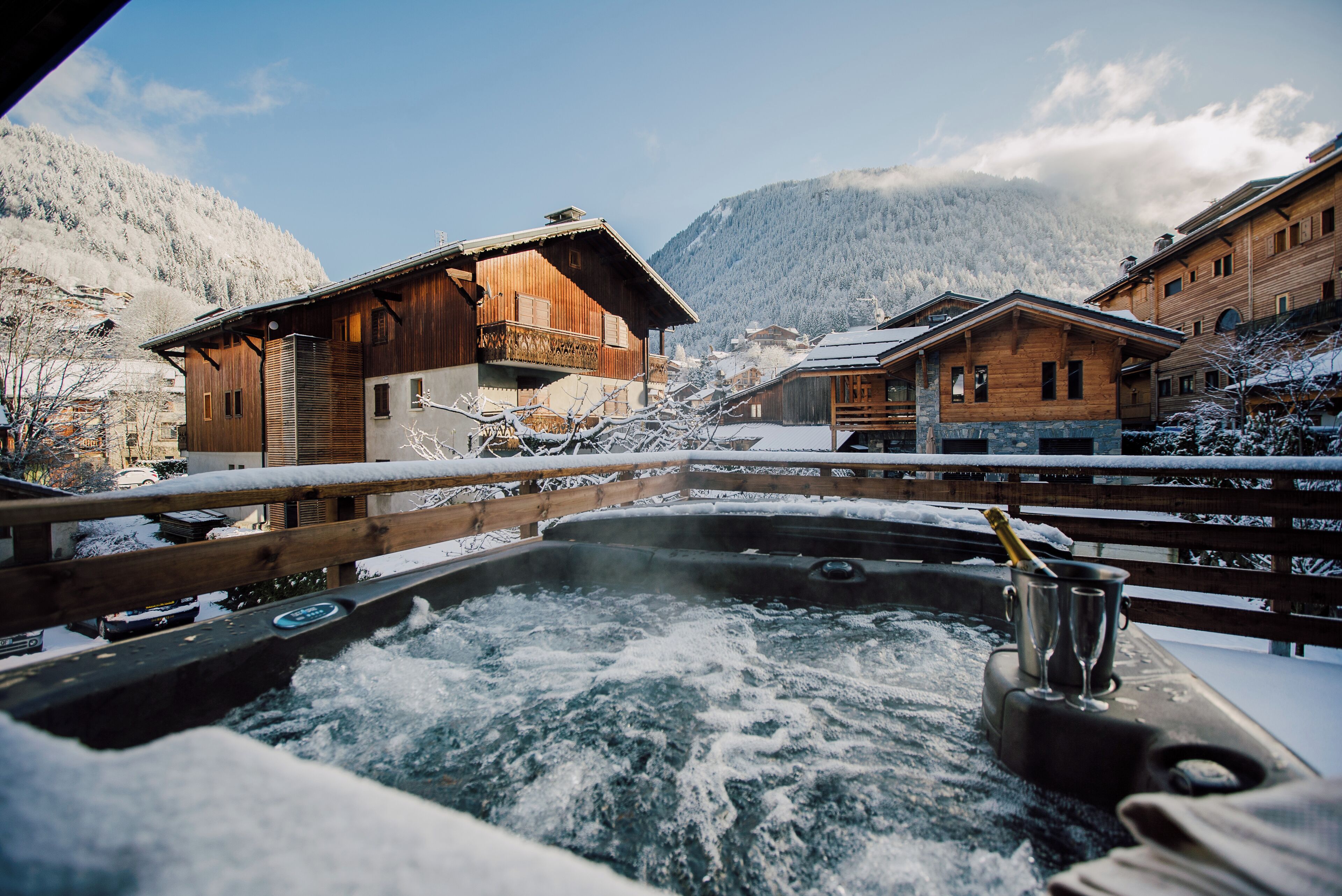 Baignoire à remous extérieure